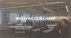 Desktop Screenshot of novacodecamp.org